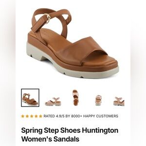 Spring Step Women's Brown Sandals